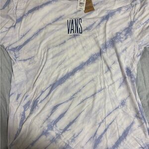 Vans Blue and White Tie-Dye Tee